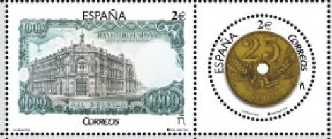 R114 Diptico de la peseta. Moneda Española