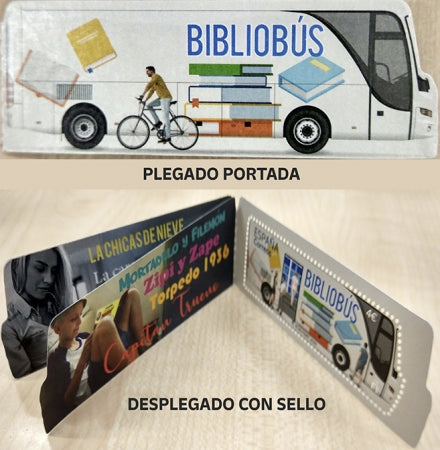 R106 82X30 DIPTICO HORIZONTAL TRAINERAS´09 Expo juvenia 2023, Emisión Conjunta España China 2023
Año 2020. Biblio bus y Regatas de Santander.