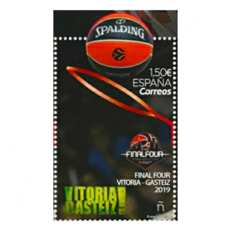 R132 37x66 Sello Baloncesto Vitoria 2019
