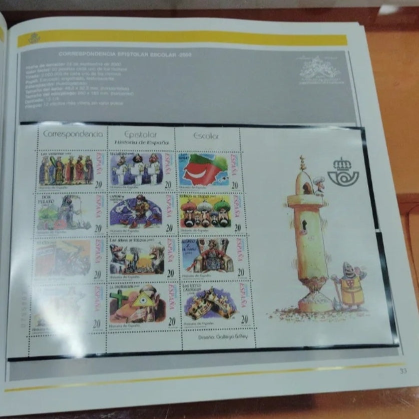 Libro de Sellos de Correos 2000