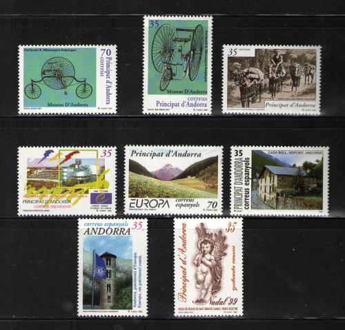 Sellos de Andorra años completos