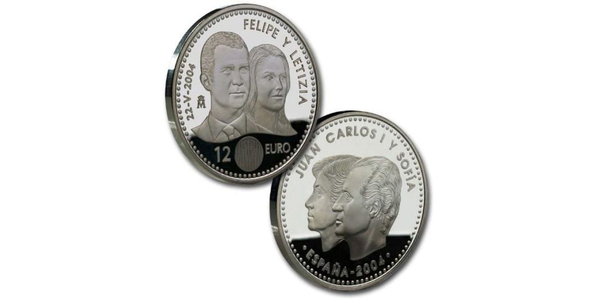 Moneda plata 2004 Juan Carlos I