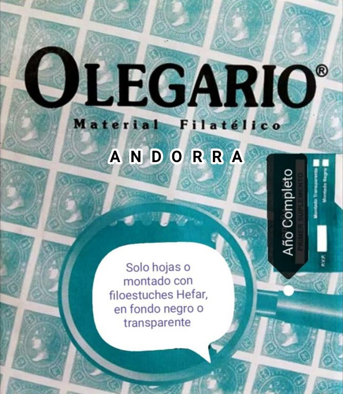 Suplemento de Sellos Olegario. Andorra 2025