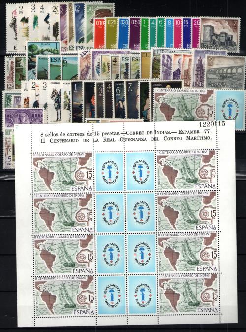 Sellos de España 1977