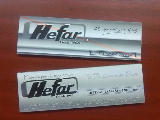 T044 Tira de 220mm para sellos de 44mm de altura. 10 unidades
