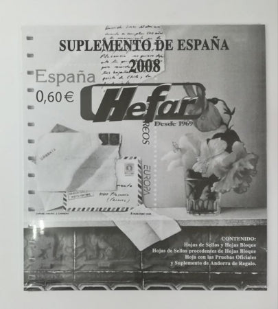 Suplemento de Sellos Hefar. España 2008