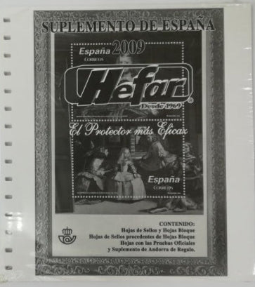 Suplemento de Sellos Hefar. España 2009