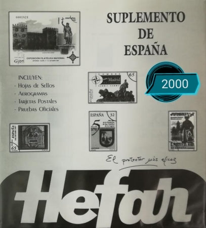 Suplemento de Sellos Hefar. España 2000
