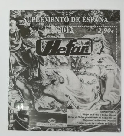 Suplemento de Sellos Hefar. España 2012