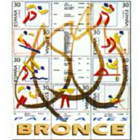 R80 123X144 OLIMPICOS BRONCE (9 SELLOS)