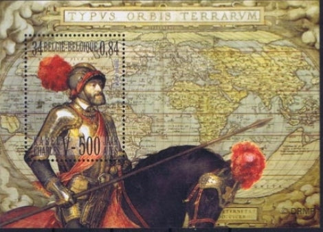 R10 41X50 SELLO DE H.B. V.CENTENARIO CARLOS V