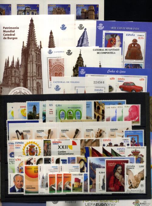 Sellos de España 2012