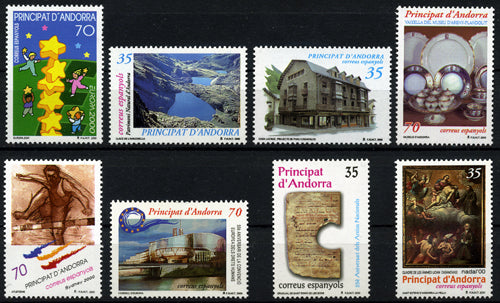 Sellos de Andorra años completos