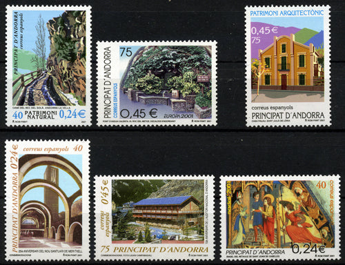 Sellos de Andorra años completos