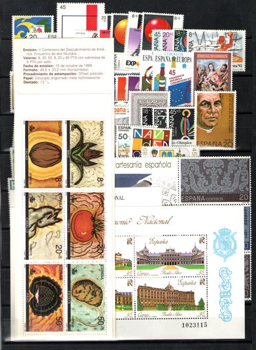 Sellos de España 1989