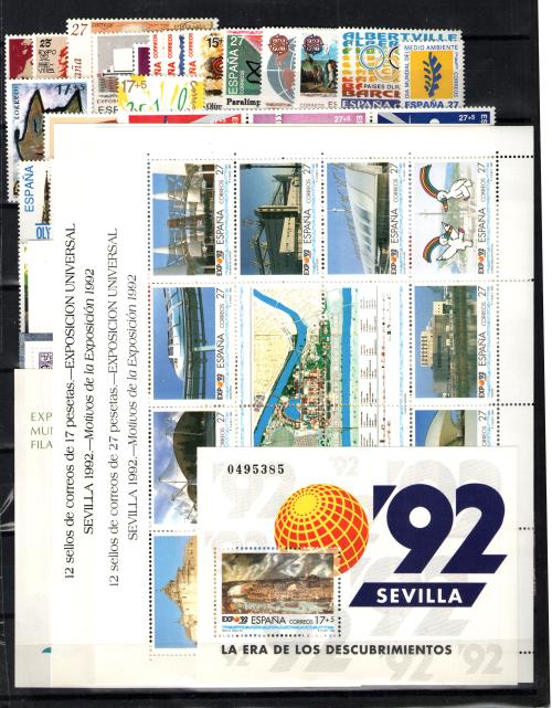 Sellos de España 1992