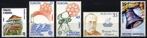 Sellos de Andorra años completos