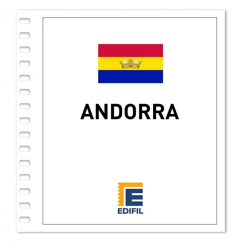 Suplemento de Sellos Edifil. Andorra 2025