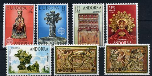 Sellos de Andorra años completos
