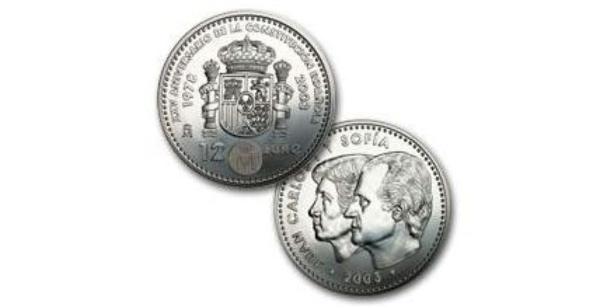 Moneda plata 2003 Juan Carlos I