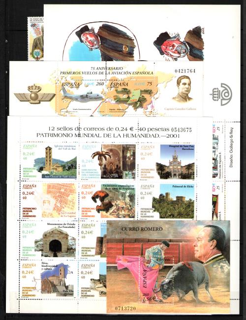Sellos de España 2001