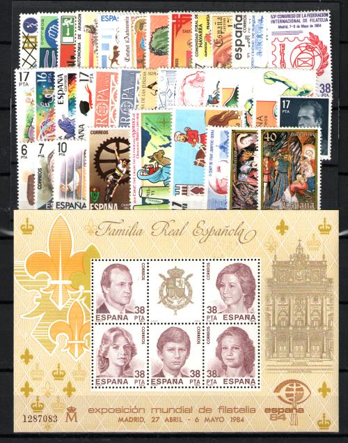Sellos de España 1984