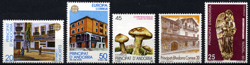 Sellos de Andorra años completos