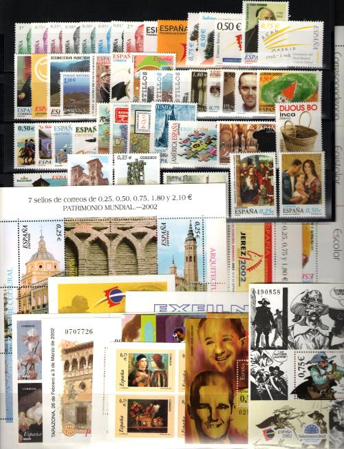 Sellos de España 2002