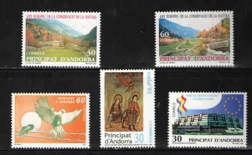 Sellos de Andorra años completos