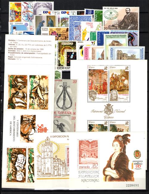 Sellos de España 1990