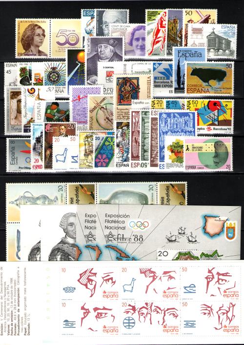 Sellos de España 1988