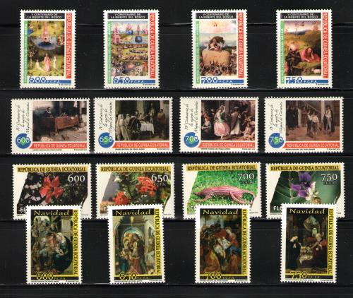 Sellos de Guinea Ecuatorial años completos