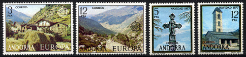 Sellos de Andorra años completos