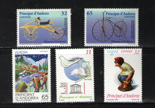 Sellos de Andorra años completos